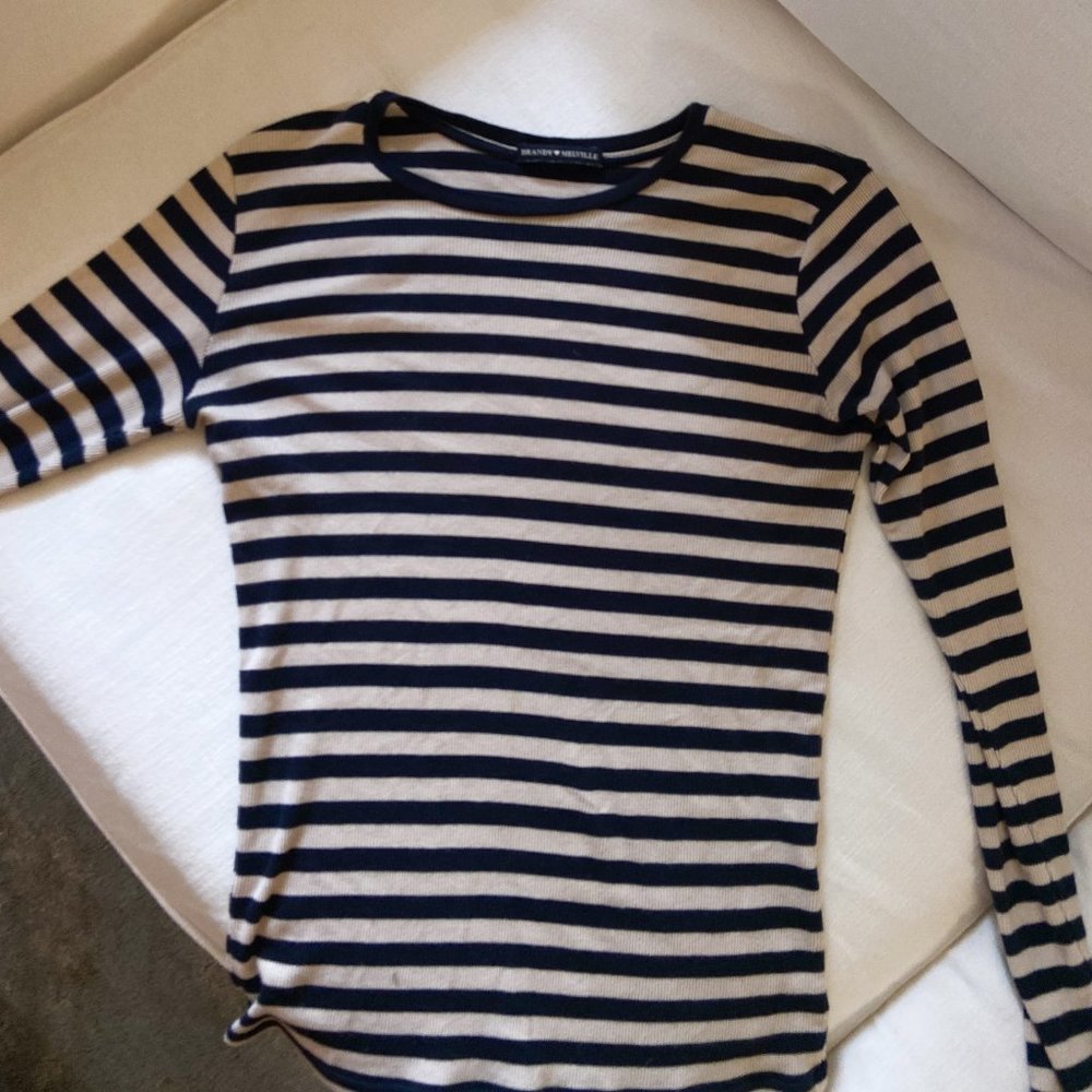 Brandy Melville Long Sleeve Striped Shirt